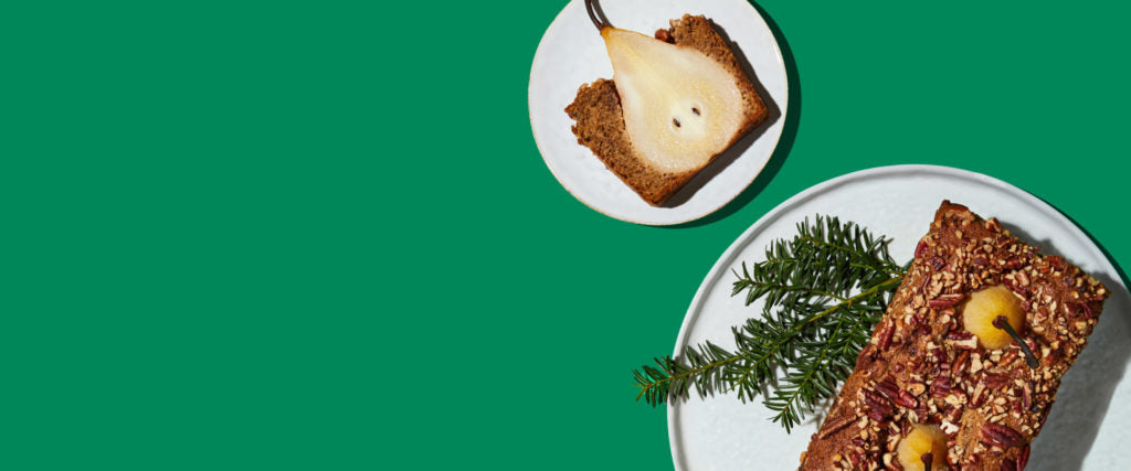 Broccoli Pear Holiday Cake.