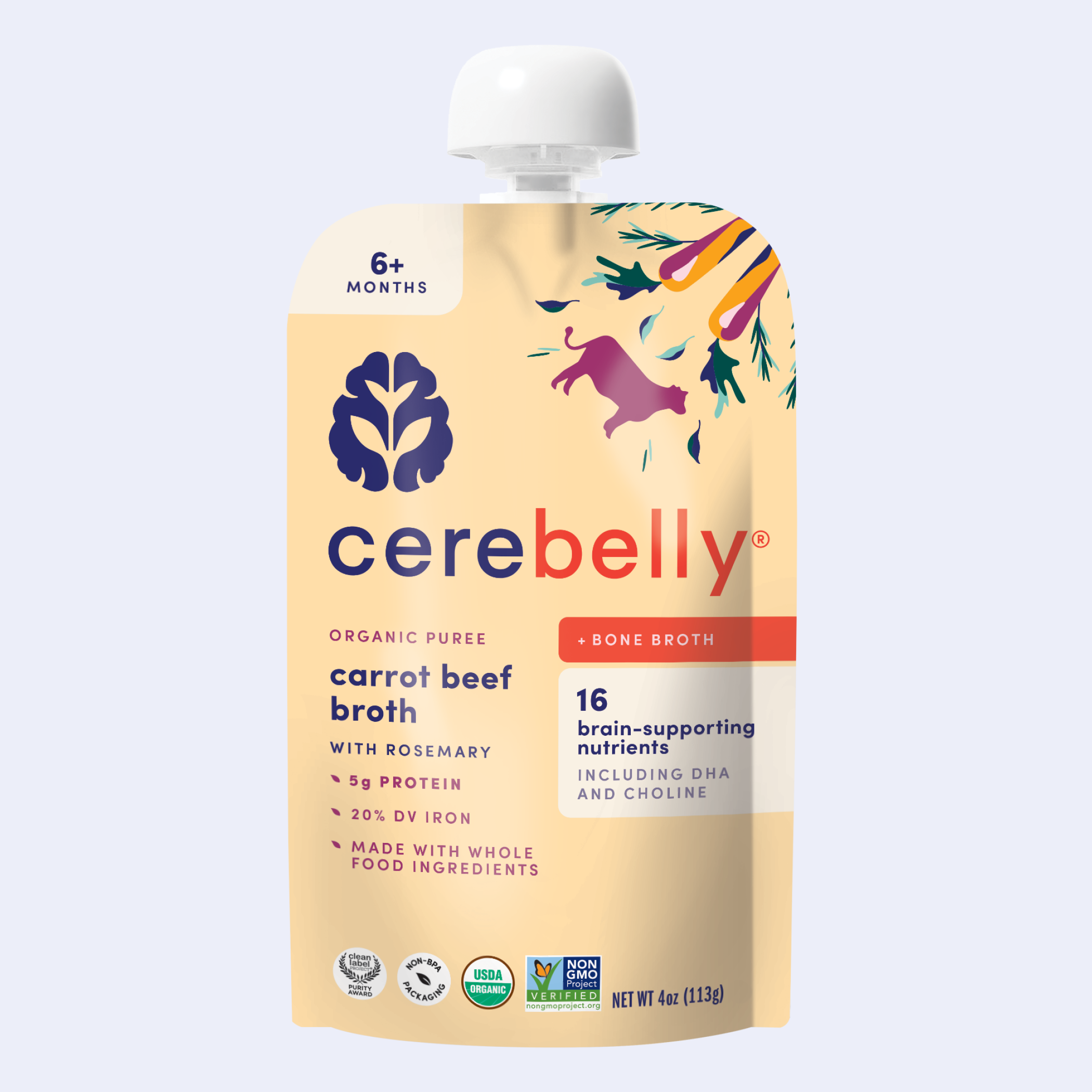 Carrot Beef Broth Pouch