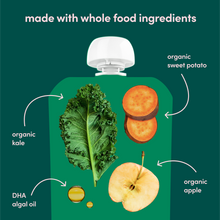 Kale Sweet Potato Apple Puree 6 Ingredients