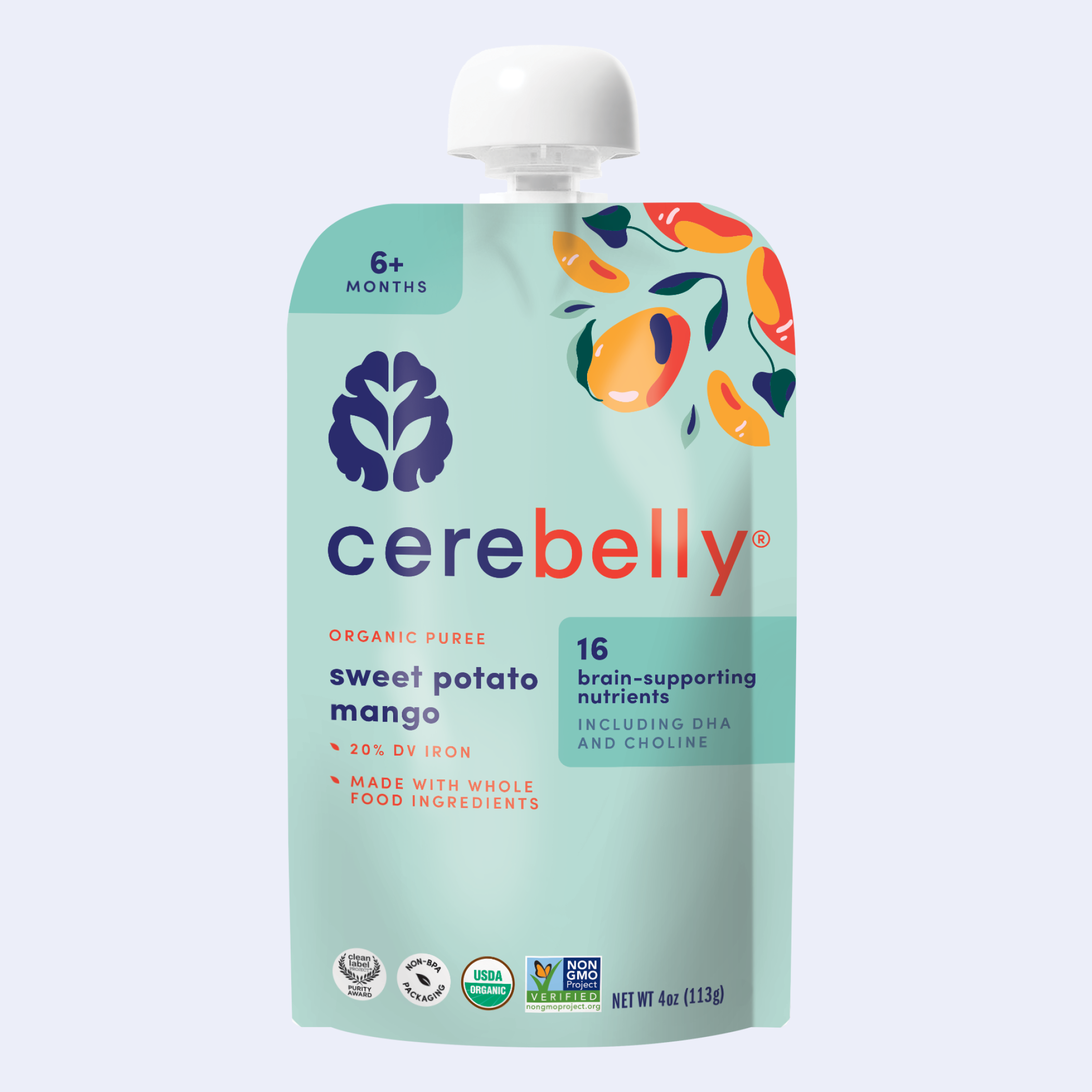 Sweet Potato Mango Puree Pouch
