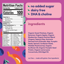 Sweet Potato Banana Blueberry Smoothie 6 Label