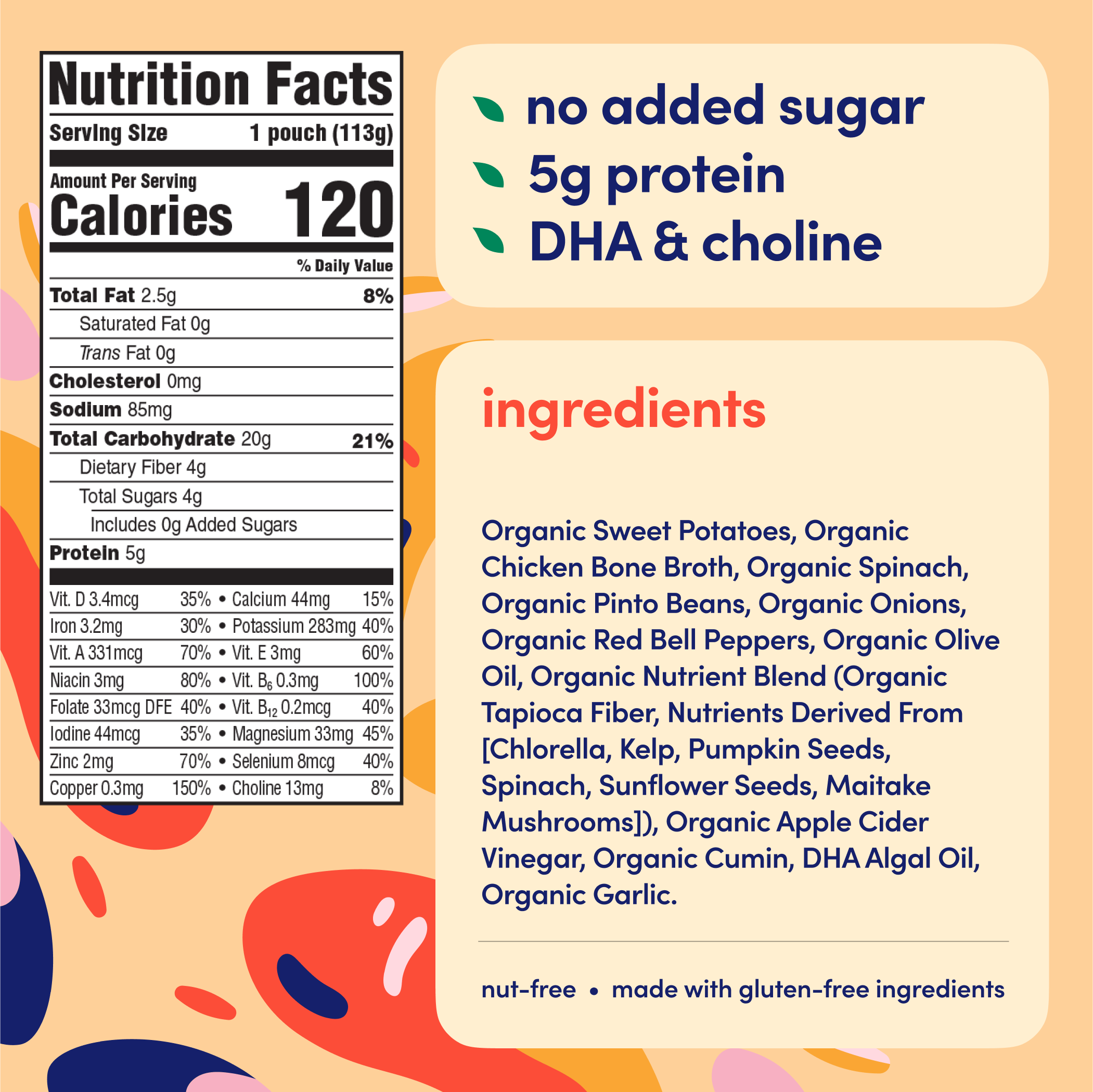 Sweet Potato Chicken Broth 6 Nutrition
