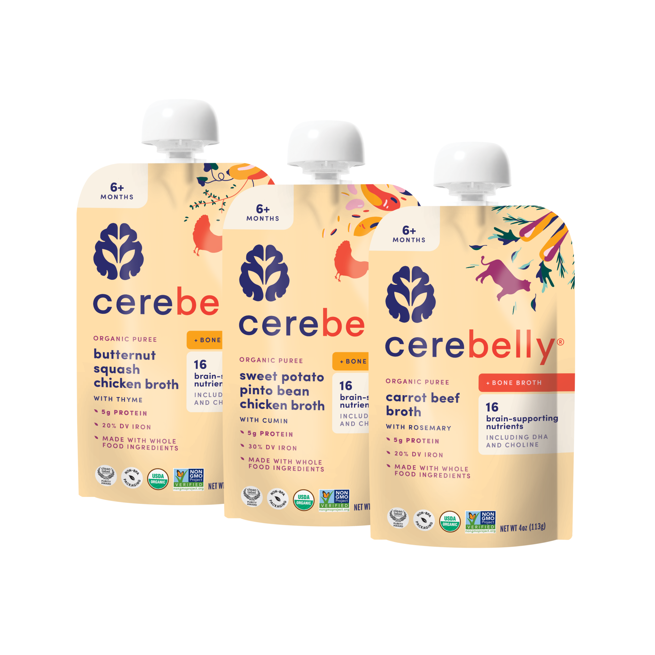 Bone Broth Protein Purees