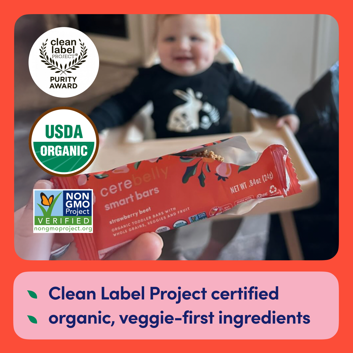 Strawberry Beet Smart Bar 5 Pack