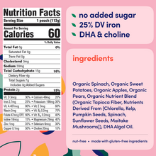 Spinach Apple Sweet Potato Puree Wuachoiachipple Sww Goppree Pouchiu
