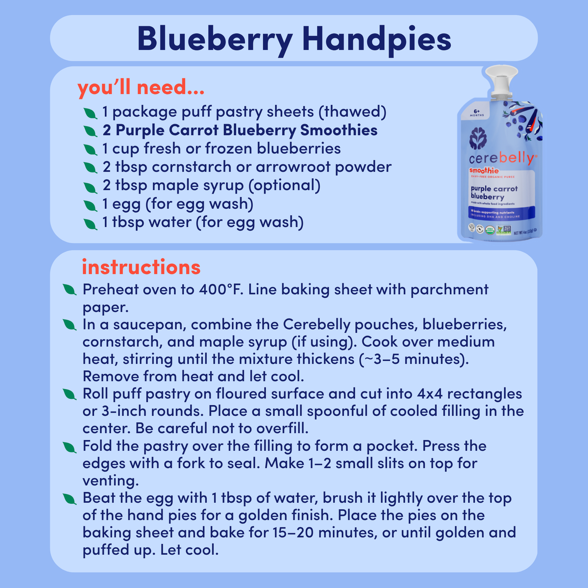 Purple Carrot Blueberry Smoothie