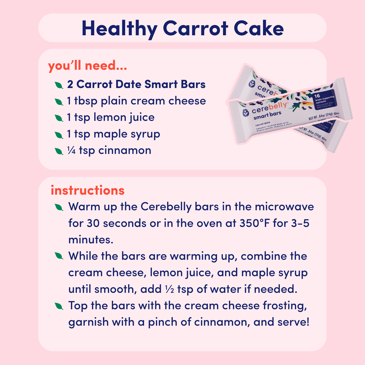 Carrot Date Smart Bar 5 Pack