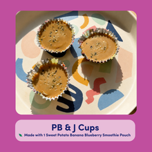 Sweet Potato Banana Blueberry Smoothie 6 Pack