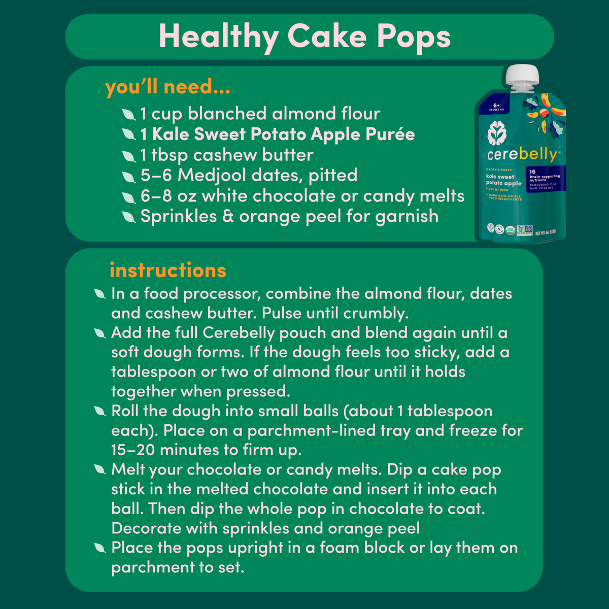 Kale Sweet Potato Apple Puree 6 Pack