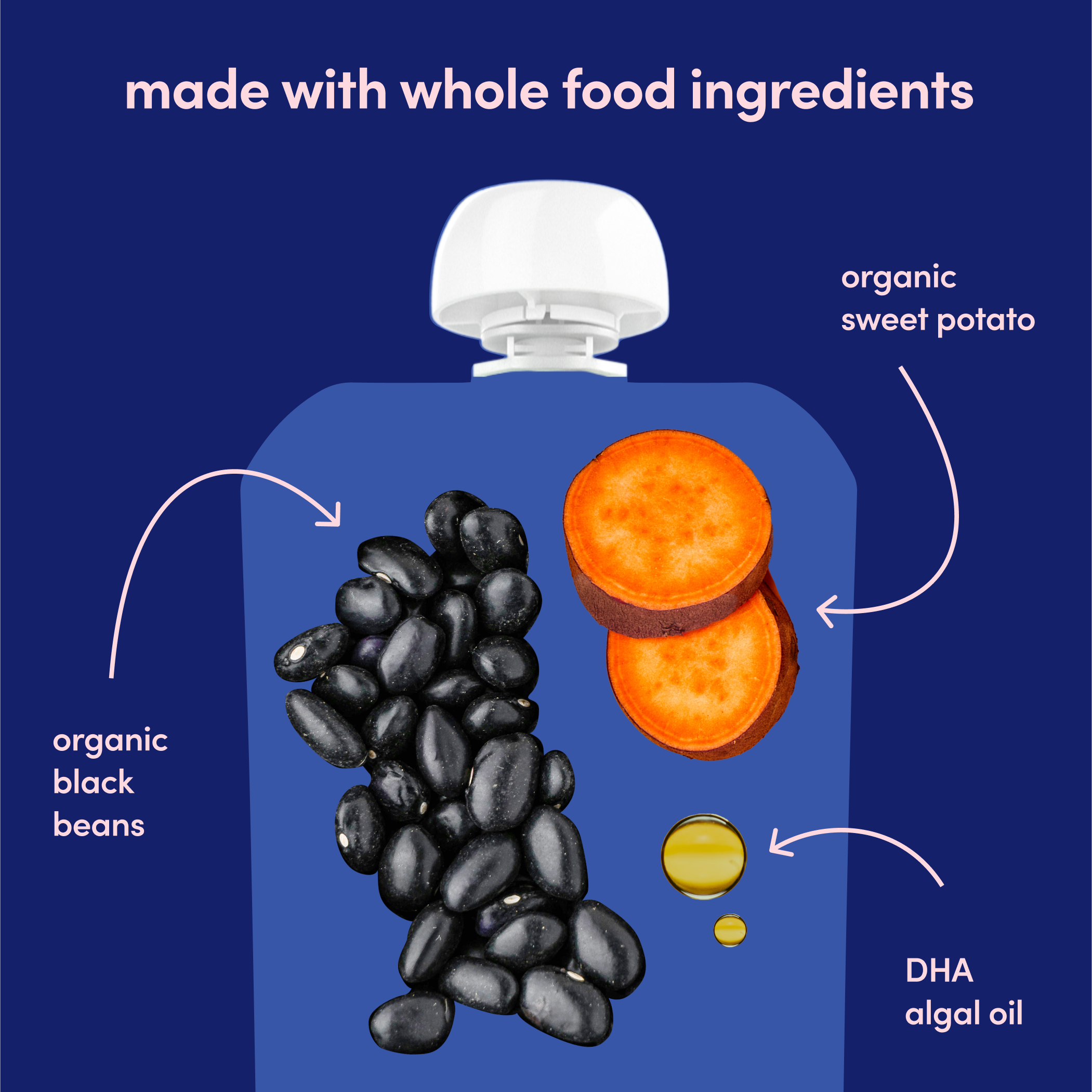 Black Bean Sweet Potato Puree 6 Pack