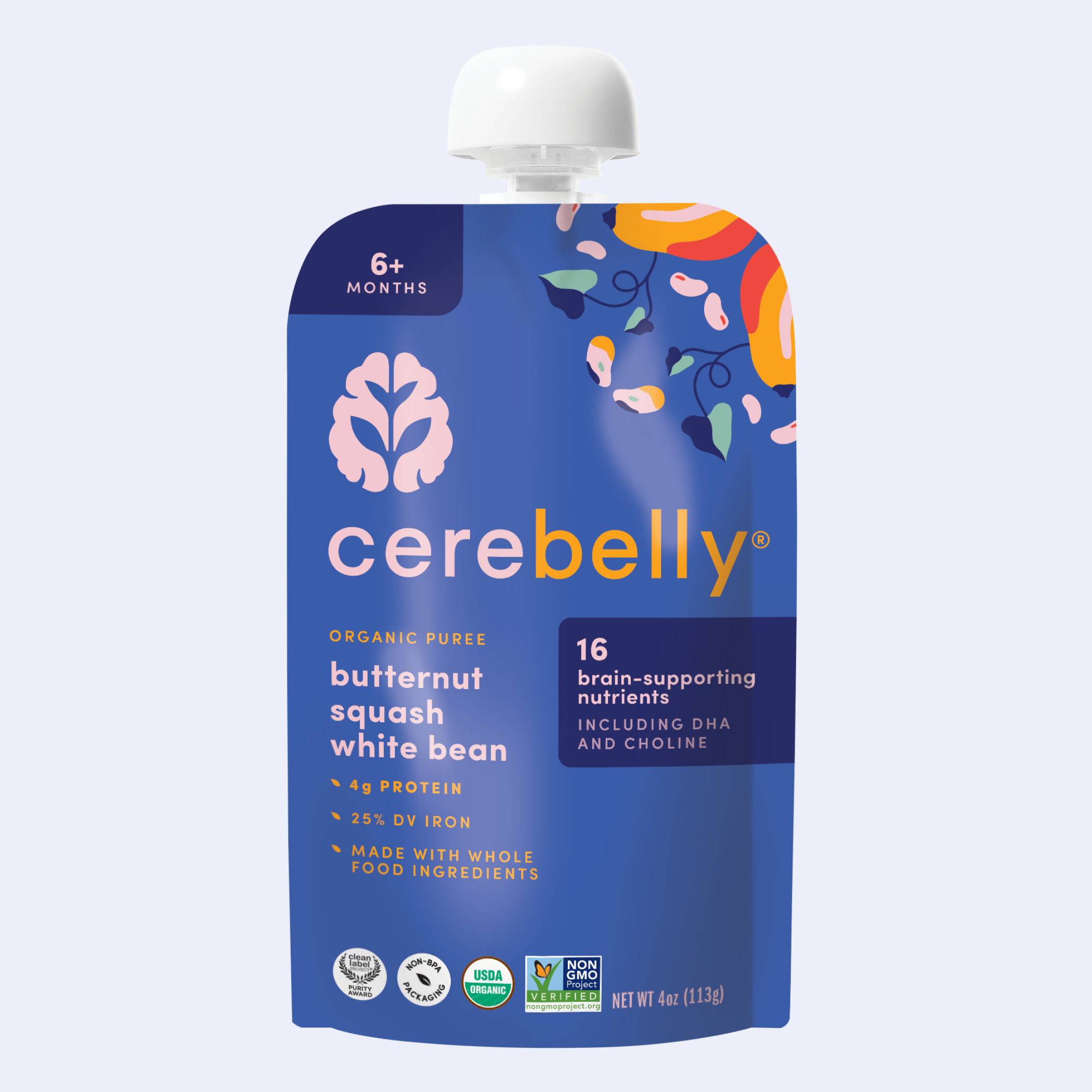 Butternut Squash White Bean Puree Single