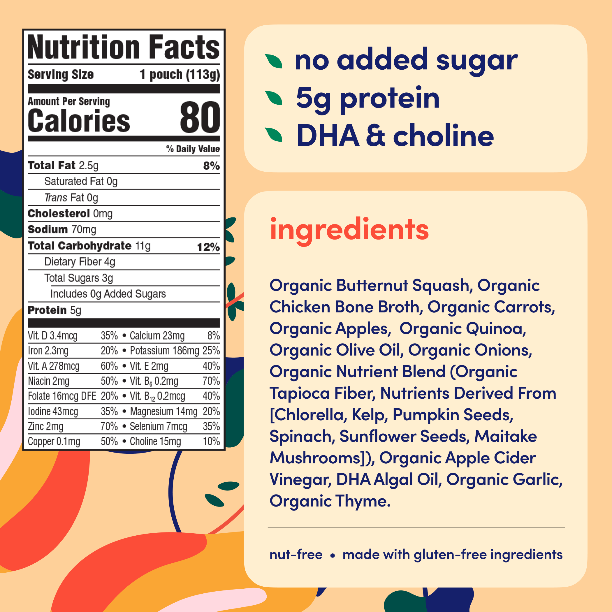 Butternut Squash Chicken Broth 6 Pack