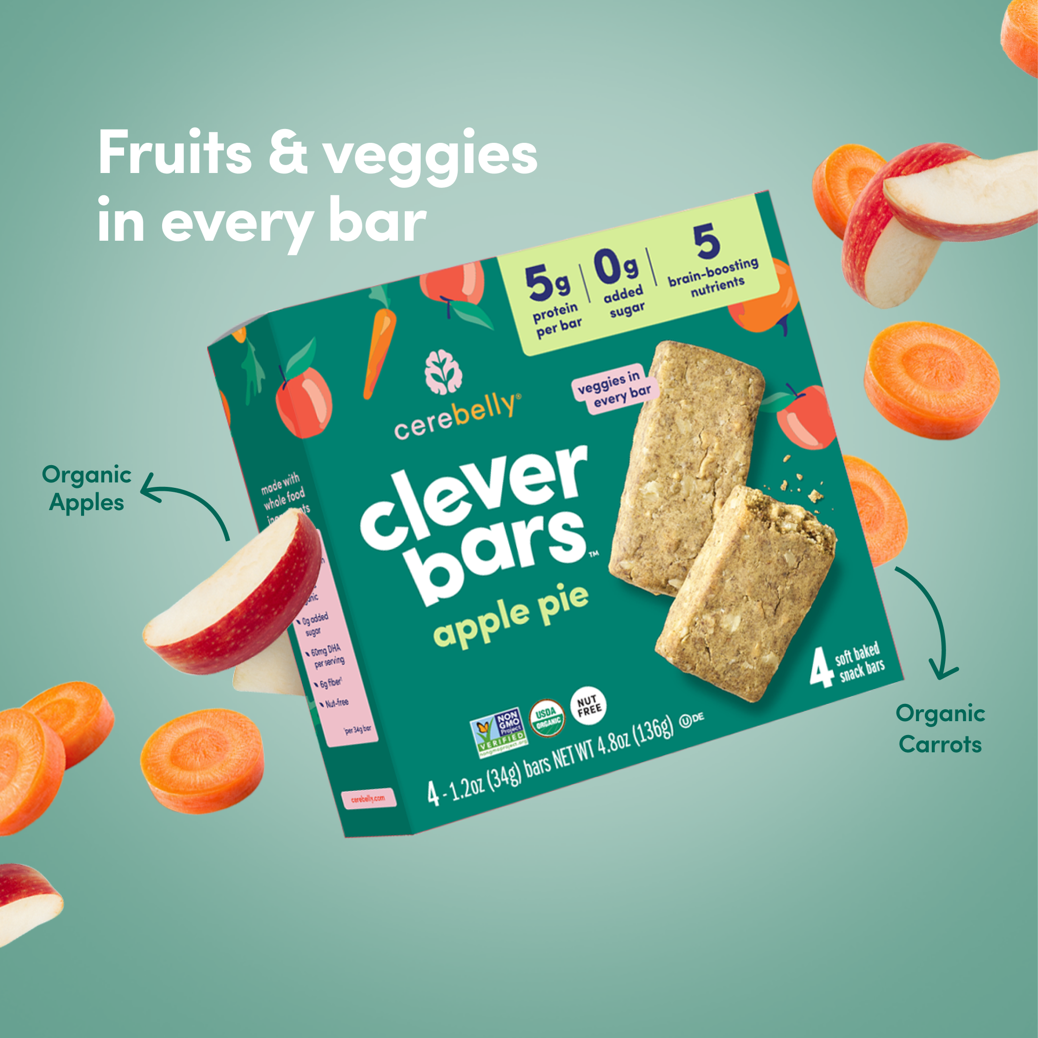 Apple Pie Clever Bar 4 Pack