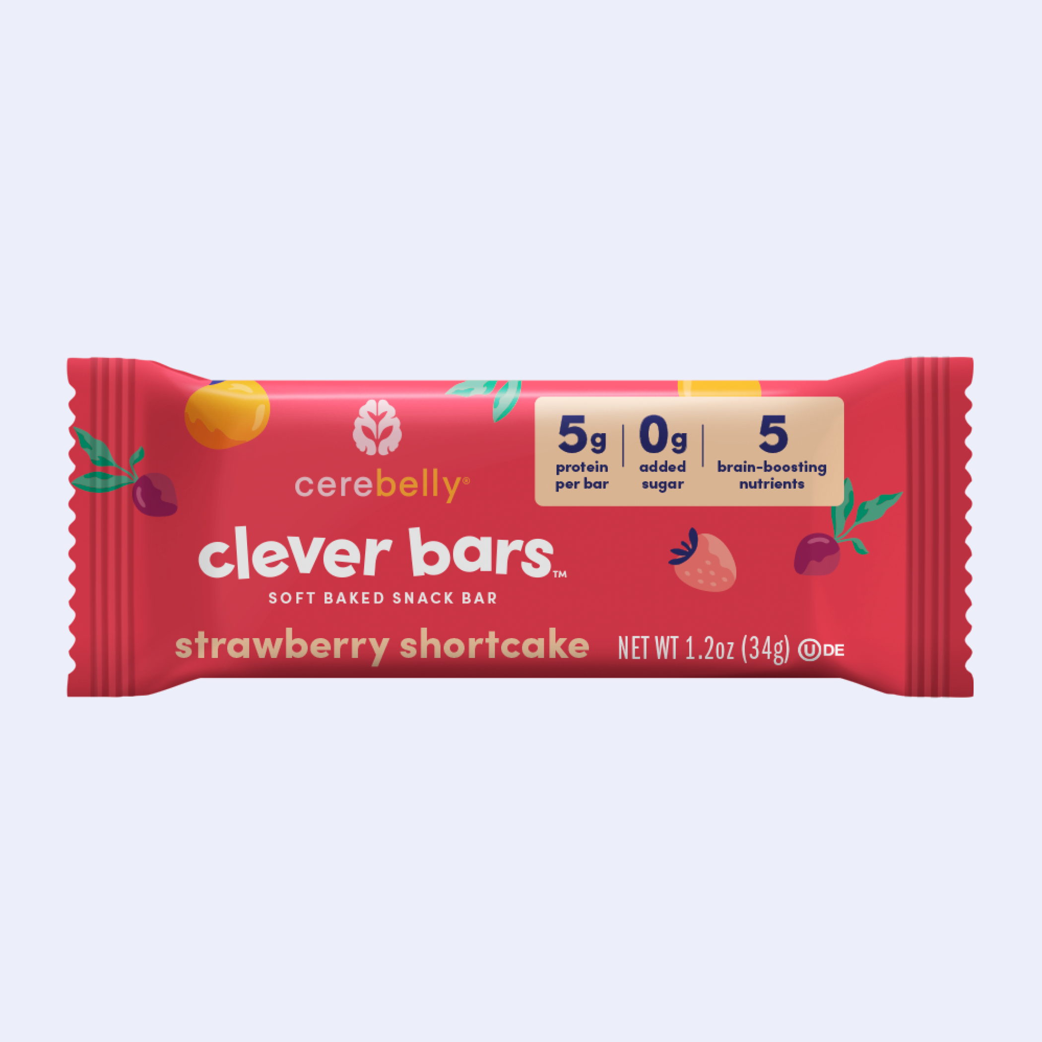 Strawberry Shortcake Clever Bar 4 Pack