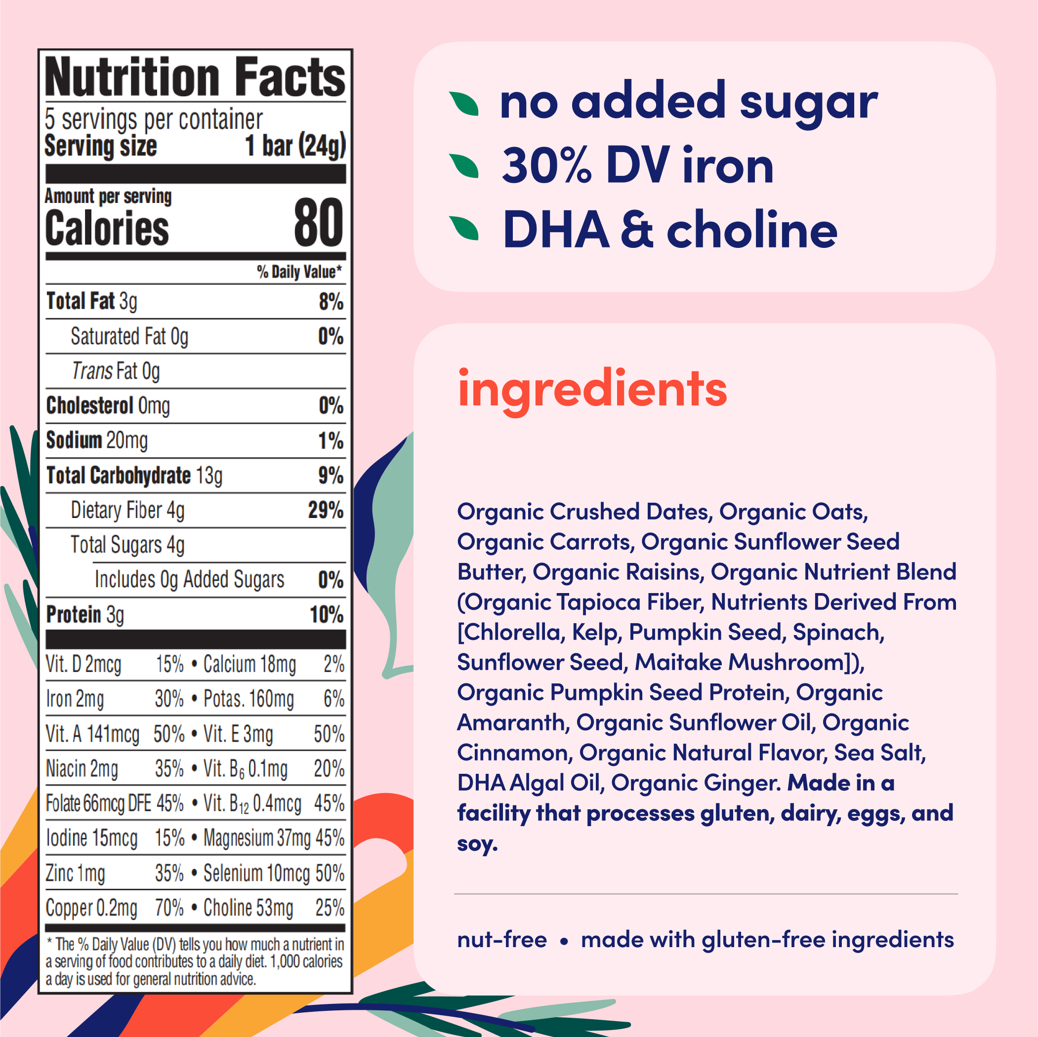 Carrot Date Smart Bar 5 Pack