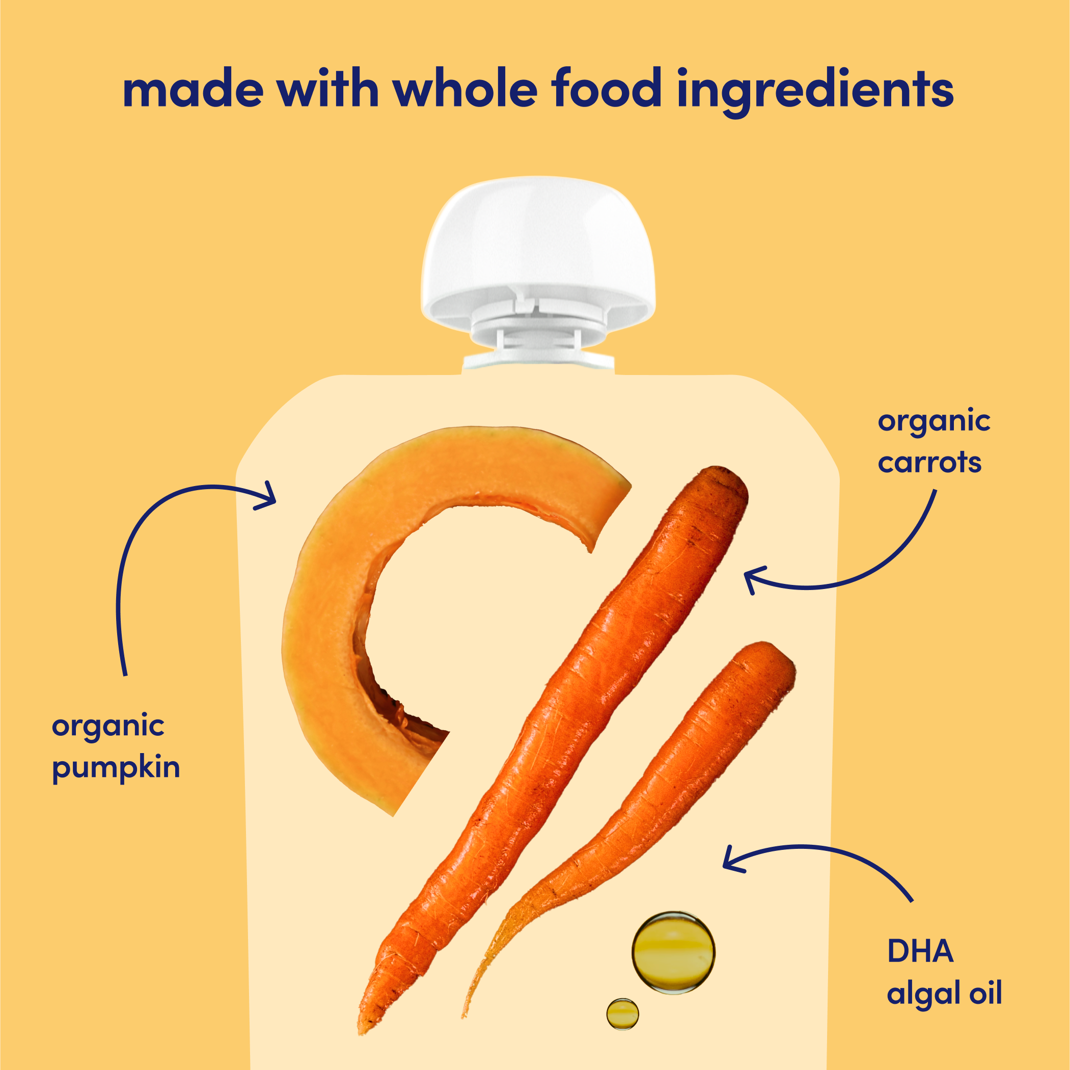 Carrot Pumpkin Puree 6 Pack