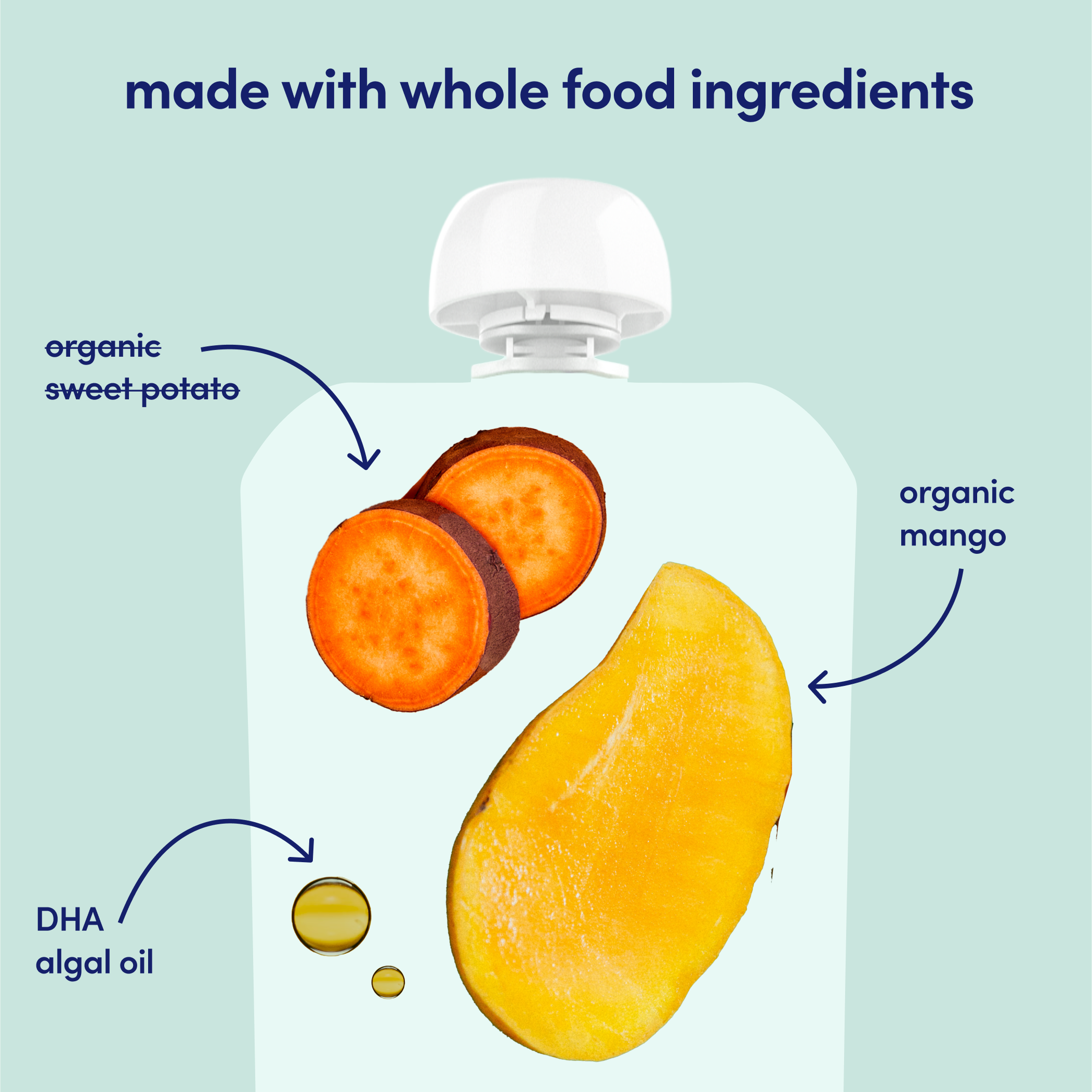 Sweet Potato Mango Puree 6 Pack