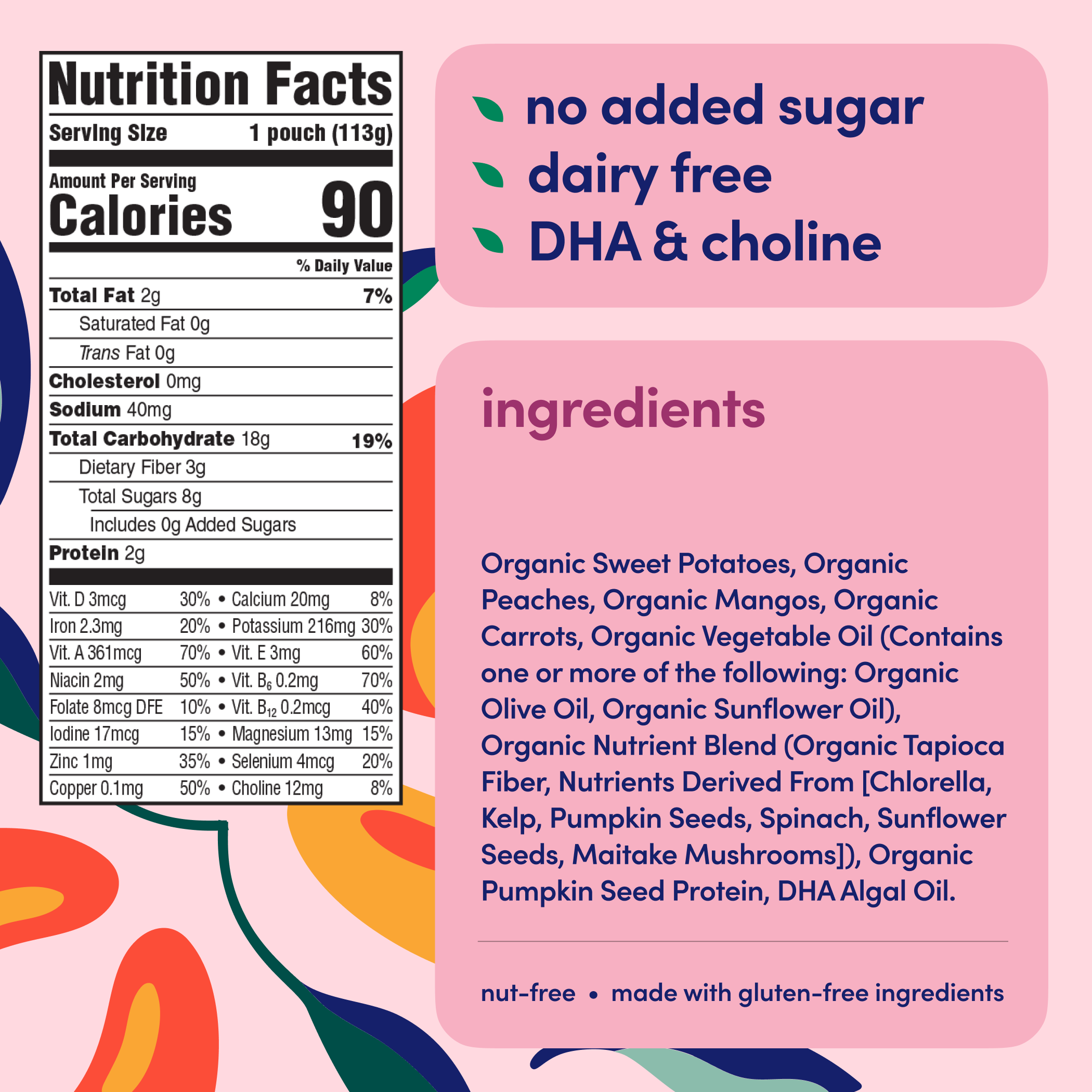 Sweet Potato Peach Smoothie Nutrition