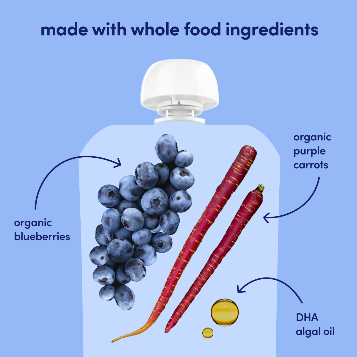 Purple Carrot Blueberry Smoothie